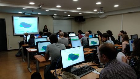 Presentación del Taller por parte de Cristina Villaverde (GBIF.ES)