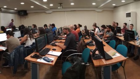 Panorámica del aula en la 2ª jornada del Taller