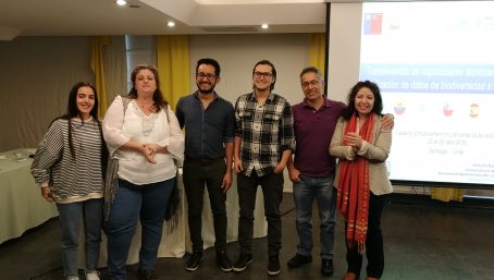 Instructores/as del taller de Santiago de Chile