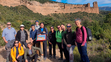 Foto grupal durante la salida técnica