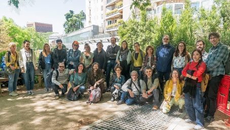 Foto de grupo de los participantes en la Jornada GBIF.es 2023