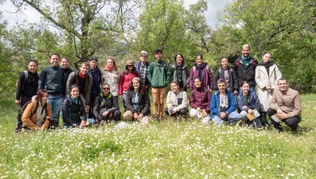 Participantes en la práctica de campo del I Taller GBIF.ES: Toma de datos en campo